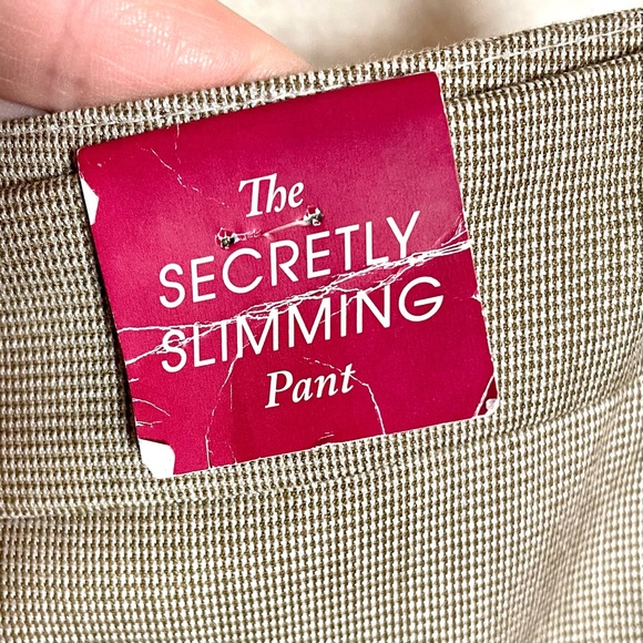 212 Collection Classic Fit Relaxed Women's Trouser's Taupe Size 10 Petite - NWT - Picture 3 of 6